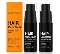 2PCS Lefron Magic Hair Concealer 2.0, Lefron Hair Filler Waterproof for Women Men, Instant Hairline Spray, Sweatproof Hair Loss Concealer, Root Touch Up Hair Color for Gray Coverage and Thinning Hair
