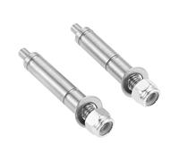 2pcs Left and Right Side Stainless Steel Dryer Roller Shaft Set Fits for Whi-rlp-ool Maytag Kenmore Replace W10359269 W10359270