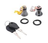 2Pcs Left & Right Door Driver Passenger Side Lock Cylinder with Key 80600-01G25 80601-01G25