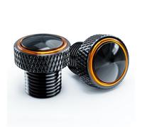 2pcs Left & Right Thread Screws M10*1.25 Motorcycle CNC Mirror Hole Plugs Bolts Fit For Hus&qvarna Svartpilen 401 250 2022 Vitpilen 250 2018-2023(Orange)