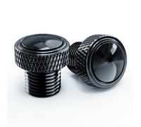 2pcs Left&Right Thread Screws M10*1.25 Motorcycle CNC Mirror Hole Plugs Bolts Fit For Yamaha MT07 MT09 SP MT10 FZ09 FZ07 XSR700 Svartpilen 401(Black)