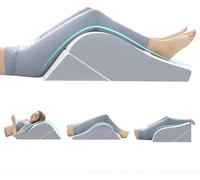 2PCS Leg Elevation Wedge Pillows for Sleeping, Leg Wedge Pillow After Knee Replacement Post Surgery, Leg Wedges for Elevation for Swelling, Circulation, Adjustable 3-in-1 Height Foam Pillow Wedge