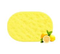 2Pcs Lemongrass Soap Sponge, Gentle Peeling Lemon Soap Sponge, Reusable Wash Sponges Showering, for Bathroom Travelers Hotel Spa Users, Family, Home, Travel, Men, Women