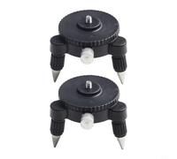 2pcs Level Meter Adapters for Levels with Rotary Base Tripod Connection Options