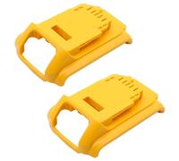 2PCS Li-ion Battery Case Parts Cover Replacement for Dewalt 18V Battery, 10-Cell 18650 Battery Case Replacement Cover Top Shell Repair Kit Parts for Cordless Power Tool