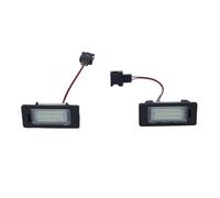 2PCS License Number Plate Lights 6000K White For AUDI A1 2011 2012 2013 2014-2017 A4 A5 A6 A7 TT TTS Reverse