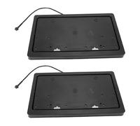 2pcs License Plate Flipper, Electric Number Plate Holder, 34 x 19 x 2 cm, Number Plate for US License Plate with Remote Control, Flip Cover Cover, Car Number Plate Holder