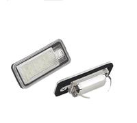 2PCS License Plate Light 6000K Super White License Number Plate Lamp Canbus Error Free For A3 For S3 For A4 B6 B7 For A6 C6 4F For Q7 RS4 Plate Light