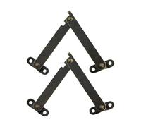 2Pcs Lid Folding Hinge Replacement Lift Up Stay for Cabinet Wood Box Closet Wardrobe