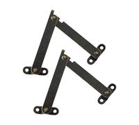 2Pcs Lid Folding Hinge Replacement Lift Up Stay Hinge for Cabinet Wood Box Closet Wardrobe Rotating Iron Hinges