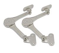 2Pcs Lid Support Hinges Soft Close Folding Lid Stay Hinge Keep Lid Hinge Open for Cabinet Kitchen Wardrobe Hardware