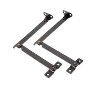 2pcs Lid Support Hinges Stay Antique Bronze Iron Decor Hinge Box Furniture Hardware Cabinet Door Kitchen with Screws