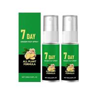 2PCS Lifesparking 7 Day Feet Callus Remover - Foot Ginger Nourishing Spray Features a Fast-Acting Formula, Extra Strength Foot Callus Remover, Salon Grade Home Pedicure Supplies for Dry Skin