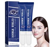 2Pcs Lifting Eyelid Defining Cream,Double Ey/elid Styling Cream,Long Acting Invisible Ey/elid Lift Cr/eam,Waterproof Do/uble E/yelid Shaping Cr/eam,Double E/yelid Gl/ue & Styling Balm,Instant Eye Lift