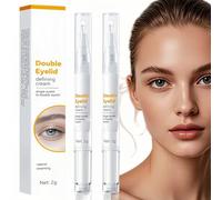 2PCS Lifting Eyelid Defining Cream,Eyes Big Lifting Eyelid Defining Cream,Double Eyelid Styling Cr/eam,Long-Lasting Do/uble Ey/elid Shaping Cre/am,Waterproof Invisible Do/uble-Fold E/yelid Crea/m