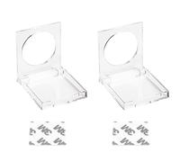 2PCS Light Pad Switch Cover, 2.2cm Light Pad Switch Cover, Diamond Painting Accessories, Child Proof Safety Push Button Switch Cover, Power Button Cover for Tracing Light Board (with Backing)