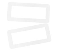 2pcs Light Switch Panel Sticker 3-Gang 86 Type Acrylic Guard