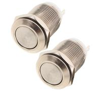 2pcs Lighted Doorbell Button Replacement, Weather Resistant Push