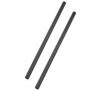 2pcs Lightweight 15mm Diameter Aluminum Alloy Rod 12mm Thread Connection Tube For Camera Shoulder