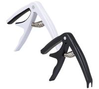 2pcs Lightweight ABS Guitar Capo for Electric and Classical Guitars | Fast Key Changes, Portable Carry, Quick Fret Repositioning, Stage Use, On-the-go Use