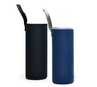 2PCS Lightweight Drinking Bottle Sleeves, Insulated Scuba Fabric for 550ml Containers (550ML grey)