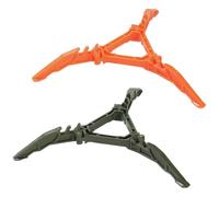 2Pcs Lightweight Gas Canister Tripod Holder Easy Carry Foldable Gas Tank Stand Practical Gas Tank Bracket for Camping Hiking Cooking Outside