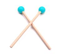2pcs Lightweight Wood Handle Drum Mallet Stick Beaters Drumsticks Round Head Drum Sticks Hammer Small Musical Drumstick Beaters Drumsticks Xylophone Drum Practice Tools For Beginners Kids