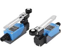 2Pcs Limit Switch ME-8108 Adjustable roller lever Arm NC-NO CNC Mill Router Plasma Electric Control Switch