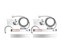 2PCS Linear Encoder Scale for JCS900-2AE/JCS900-3AE Digital Readout, Linear Scale with 0-100mm and 0-200mm Stroke, Aluminum Alloy Material for Stable Measurem