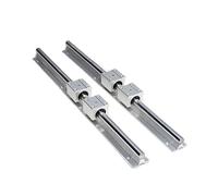 2pcs Linear Guide Rail SBR12 / SBR16 / SBR20 L1000mm+ 4pcs SBR12/16/20UU Linear Bearing Blocks For CNC Part ICXLPMC(SBR16UU,400mm)