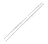 2pcs Linear Motion Rods, 8mm x 600mm Stainless Steel Cylinder Rail Linear Motion Rod Shaft Guide for Linear Motion, Automatic Machinery, Injection Molding Machine