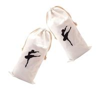 2pcs Lint Ballet Shoe Storage Bags for Girls Dance Class Travel