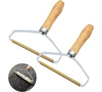 2Pcs Lint Remover for Carpet Reusable Lint Roller Scraper for Cleaning Pet Hair On Carpets,Sofas,Beds,Blankets,Clothes Lint Removal Pro Tool