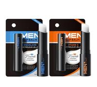 2PCS Lip Balm Set, Men Lip Balm for Dry Chapped Cracked Lips Treatment, Moisturizing Soothing Hydrating Lip Repair Moisturizer Set, Make up Gift for Men