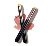 2Pcs Lip Brush Lip Smudge Brush Round head for Gloss Lipstick, Multi-purpose Makeup Blending Applicator, Reusable