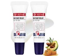 2PCS Lip Repair Balm Set, Lip Repair Cream Intensive Moisturizing Ointment for Dry, Chapped Lips, Long-Lasting Hydration & Protection, Gift for Women, Men