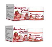 2PCS Lips Scrub Fruit Flavor Watermelon Vanilla Lip Scrub Moisturizing Nourishing Exfoliating Dead Skin