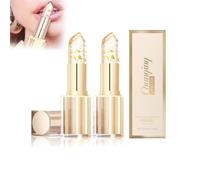 2pcs Lipstick- Translucent Lipstick,Color Ph AdjustingLipstick,ClearLipstick That Changes Color,Transferproof Color-ChangingLipstick,Long-Lasting,Moisturizing (2)