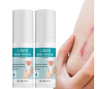 2Pcs Liquid Bandage Spray, Waterproof Spray Plasters for Wounds,60Ml Breathable Waterproof Wound Healing New Skin Liquid Bandage, Quick-Drying Dressing for Scratch and Small Wound Protection Film