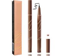 2PCS Liquid Eyeliner Pen - Waterproof Quick-Dry Formula with Ultra-Fine Tip, Perfect for 24-Hour Wear, Winged Eyeliner, Cat Eye Looks, Lower Lash Detailing & Artistic Makeup (2PCS Jet Black)