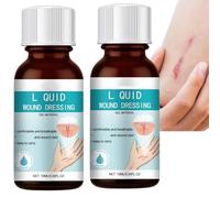 2pcs Liquid Plaster for Wounds,Liquid Wound Dressing,Skin Liqu/id Plaster Gel,Woun/d Glue,Waterproof Dressings for Wounds,Skin Glue,Waterproof and Breathable Quick Dry,Spray Plasters for Wounds