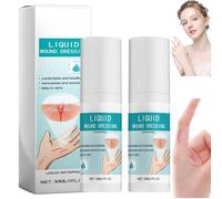 2PCS Liquid Wound Dressing,Skin Liquid Plaster Spray,Waterproof Spray Plasters for Wounds,Quick-Dry Gel Liq/uid,Transparent Gel Wound Stick Protective,Li/Quid Plaster for Wo/unds,Mild and Comfort