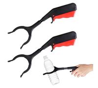 2Pcs Litter Pickers,30cm Pick Up Tool, Multifunctional Grabber Stick,Grabber Stick Litter Picker for Disabled,Helping Hand Grabber to Pick Rubbish,Weeds,Leaves