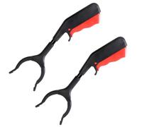2PCS Litter Pickers, Pick Up Tool, 11.8 inches Litter Pickers for Adults and Kids, Reaching Assist Tool, Grabber Stick Helping Hand Grabbers for Disabled, Multiuse Aid to Pick Rubbish, Weeds, Leaves