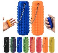 2Pcs Little Ouchies Fidget Spiky Keychain for Adults - 3D Printed Sensory Stress Relief Toy for Anxiety, Focus & Pain Stimulation, Portable ADHD Autism Fidget Toys, Durable Grippy Stim Keyring
