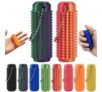 2Pcs Little Ouchies Fidget Spiky Keychain for Adults - 3D Printed Sensory Stress Relief Toy for Anxiety, Focus & Pain Stimulation, Portable ADHD Autism Fidget Toys (Gradient Color)