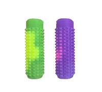 2PCS Little Ouchies Pain Fidget, Spiky Fidget Toy, Stress Relief Keychain, Portable Massage Gadget for Anxiety & Focus, Fun Fidget Toys with Colour Transition (Green-Yellow & Purple-Pink)