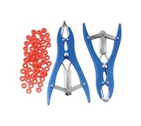2Pcs Livestock Castration Bander, Animal Tail Cutting Tool for Lambs Sheeps Calves Piglets, Balloon Expander Pliers Tool