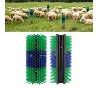 2pcs Livestock Scratch Brushes, Soft Horse Cow Scratcher Full Massage Brush, Horse Brushes for Grooming, Relieve Itching on the Back of Livestock, for Horse Goat Cow Pig (Green)
