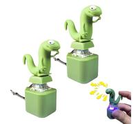 2pcs Lizard Keychain Sound,Lizard Button Keychain for Anxiety Relief,Durable Fun Keychains Button Toy with Colorful Lights,Portable Stress Reliever Fidget Toy with Unique Sound for Office Travel Use